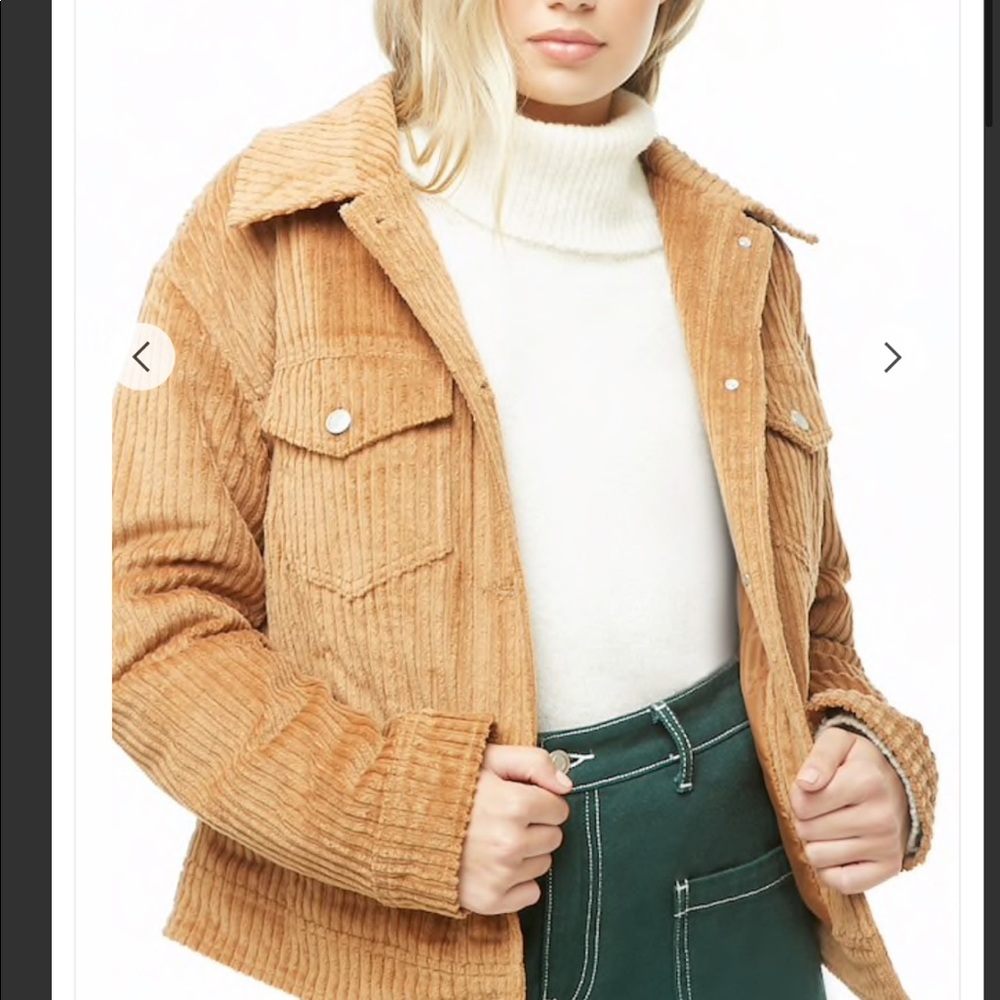 Forever 21 Tan corduroy jacket